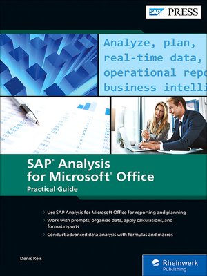 cover image of SAP Analysis for Microsoft Office—Practical Guide